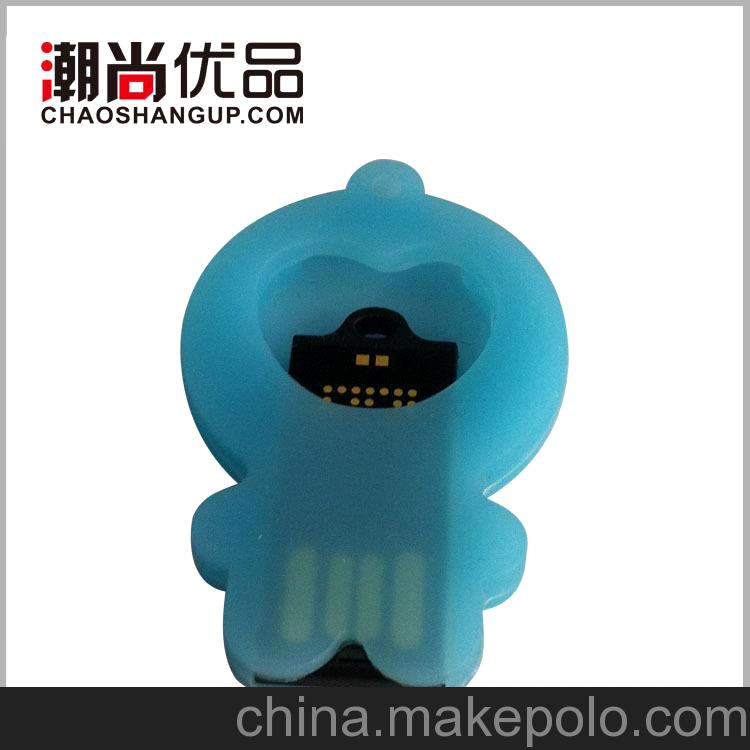 深圳公司 藍色U盤 環保硅膠U盤 個性優盤批發 u盤定制 廠家直銷