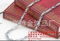 跑江湖热销地摊产品 久久霸王金 仿白金女士项链 保色2年