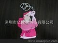 亚克力/PVC滑动化妆镜 挂件化妆镜 日韩版时尚 迷你卡通镜