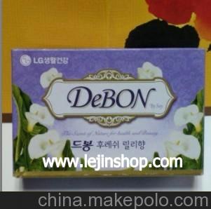 韓國正品保真LG DEBON樂邦百合美容皂/香皂(美白保濕)100G