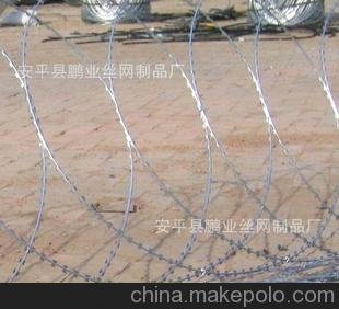 我廠(chǎng)供應優(yōu)質(zhì)護欄網(wǎng) 刀片刺網(wǎng) 刮刀型刺網(wǎng) 監獄防護網(wǎng) 物美價(jià)廉圖片