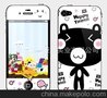 iphone4S PET 印刷 手机彩贴 彩色贴膜 女孩膜