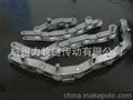 定制不锈钢C2052斗式提升机尼龙滚子长销链