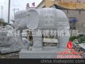 動物雕刻 漢白玉石雕大象 太平有象 萬象更新