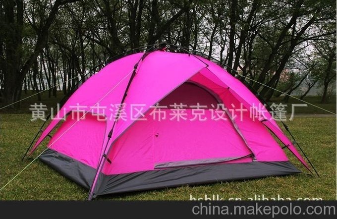 廠家直銷 （3-4人）雙層自動帳篷 壓膠防暴雨 戶外野營帳篷圖片