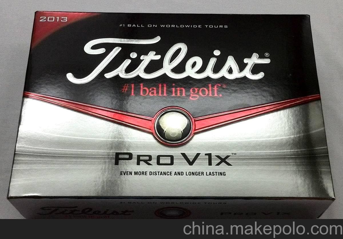 批發原裝2013款TitleistPROV1X 4層球，titleist328高爾夫球