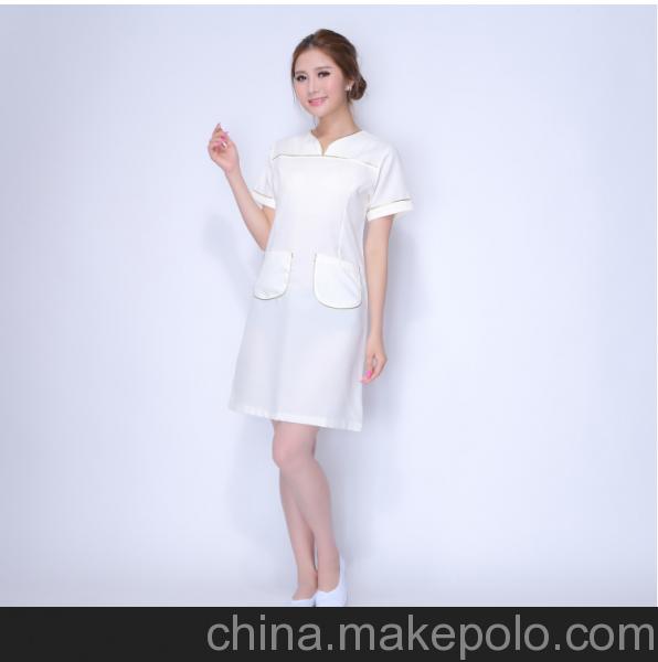 廣州春夏款新款潮時尚美容服工作服美容職業女裝