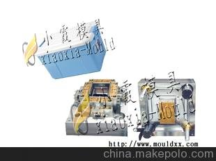 模具 注塑模具 周轉(zhuǎn)箱塑膠模具圖片