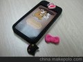 新款 Idock 蘋果4代 iphone4 4S 輕松熊 果果CC 硅膠套 保護殼