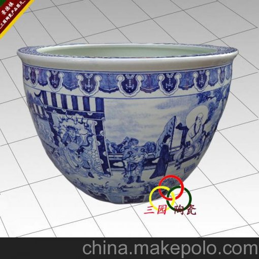 仿古青花陶瓷大缸精品圖片