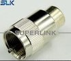 供应UHF 公头插头 直型 接线