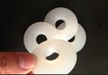 厂家批发乳白色硅胶防水异形垫 软胶紧固放撞圆垫 环保