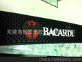 BACARDI酒吧墊生產 新款軟膠吧臺墊