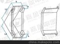 JYQ-BC-2G玻璃钢阻燃垂直等径下弯通电缆桥架