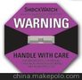 供应shockwatch label37G紫色物流防震标签 防冲击标签