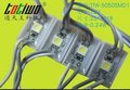 5050贴片单灯黄光LED防水发光模组，台湾进口芯片，吸塑字模组