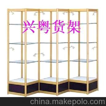 虎門/長(zhǎng)安/霄邊精品展示架/古董/包包/飾品鈦合金擺列柜圖片