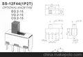供应SS-12F44拨动开关 柄高可选