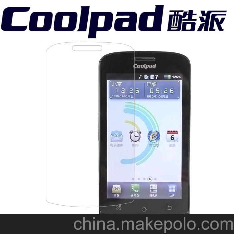 批發價 酷派手機貼膜 coolpad保護膜 5860高清透明膜 5860+貼膜