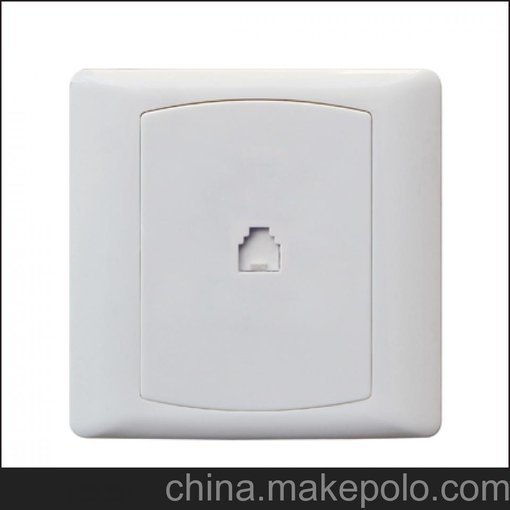 供應其他一位電話四芯墻插座圖片