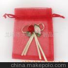供應hot stamping organza bag