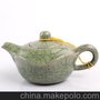 哥窑 豆青 茶壶 朝日壶 屈氏窑