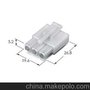 MG610010现货优势供应KET连接器插件 3孔位带钩连接器