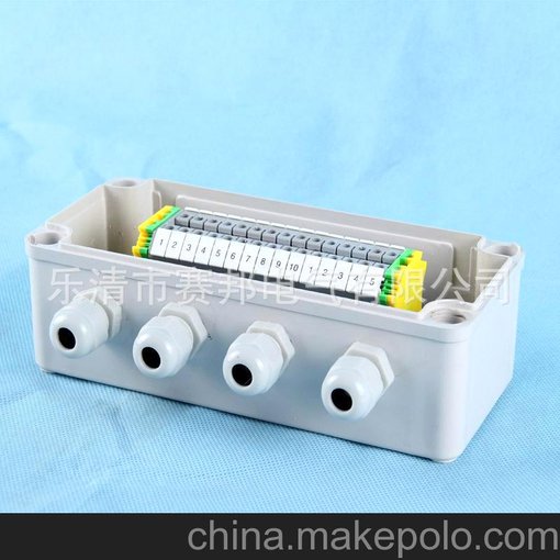 80*180*70mm 15位防水端子盒 防水過(guò)線(xiàn)盒 電纜電線(xiàn)接線(xiàn)盒圖片