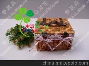 廠家供應柳編收納筐 柳編家居籃子 收納籃圖片