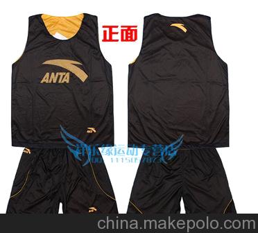 cba聯賽安踏籃球服套裝 訓練服 男款比賽籃球服