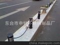 供应8-16mm河道防护栏黑色铸铁链条，防护铁链，护栏链条厂家