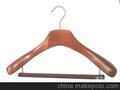 服装展示道具，实木衣架，豪华西服西装木衣架，衣服展示架
