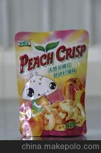 袋裝黃桃脆片圖片
