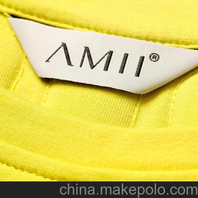 AMII品牌 2013夏裝 氣質小圓領修身顯瘦短袖T恤 女5色 11240316