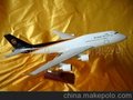 批发树脂飞机模型/波音B747航空模型/UPS)