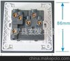 供应良美电工开关插座-A6系列-16A三极带开关