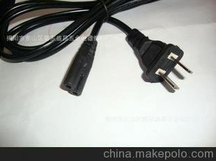 1.8M0.75mm八字線(xiàn) 錄音機電源線(xiàn) 電源適配器配套線(xiàn)圖片