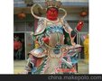 玻璃钢四大天王像定做厂家