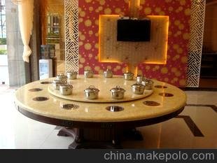 澳牌火鍋餐桌、一人一鍋火鍋餐桌、火鍋店專用餐桌圖片