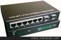 2 SFP 口  6电口 以太网交换机 供应光纤到户到楼宇光纤设备