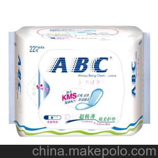 ABC棉面超薄22片衛生護墊K21 K22