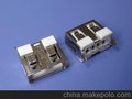 USB A母短体180度 AF10.0mm 无卷边