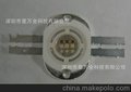 LED光源10W RGB灯珠 七彩 4脚封装 正品芯片，厂家供应