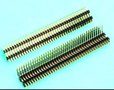 供应1.27mm双排针 双塑90度排针