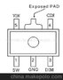 30V/1.2A高调光比LED恒流驱动器