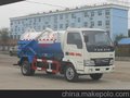 跃进单桥5方吸污车