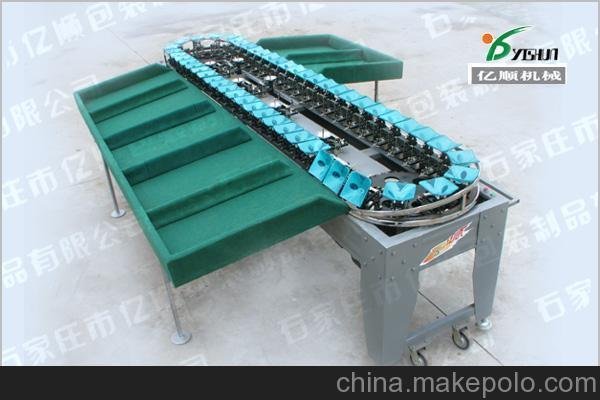 供應(yīng)億順YSXS-38-7-50小型選果機(jī)人工上果圖片