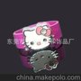 女生Hello Kitty戒指 韩版戒指 DIY PU皮戒指 可调试