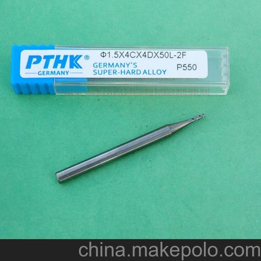 PTHK鋁用刀 鑼鋁刀 鋁用銑刀 CNC刀具 1.5X4CX4DX50L-2F圖片