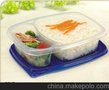 供应同舟双格菜饭盒、便当盒、酒店打包盒、一次性保鲜盒